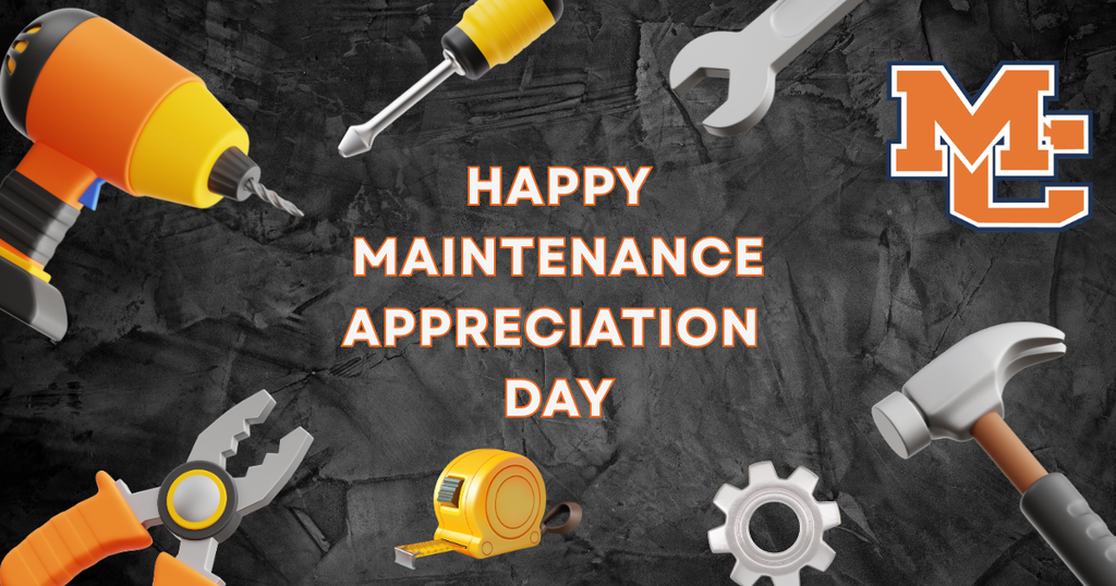 Graphic reading Happy Maintenance Appreciation Day