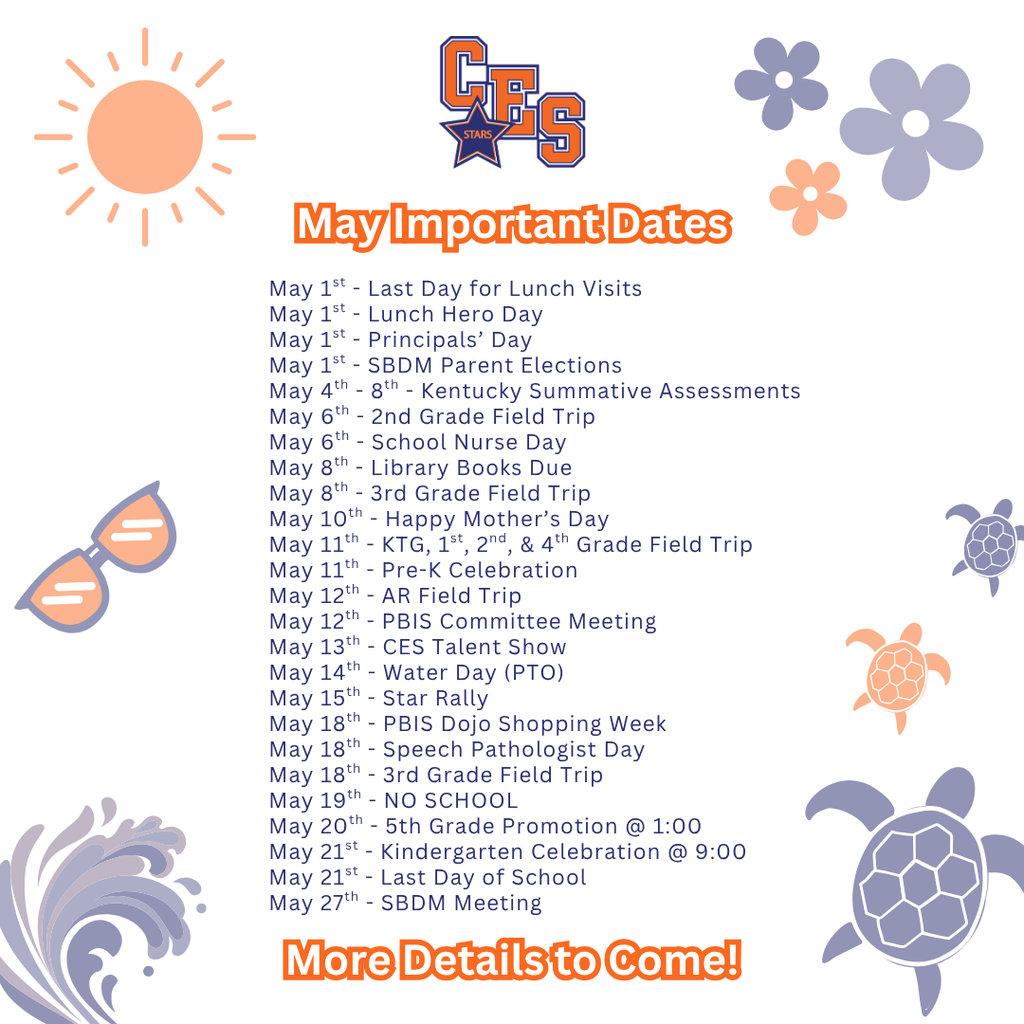 May Important Dates 
