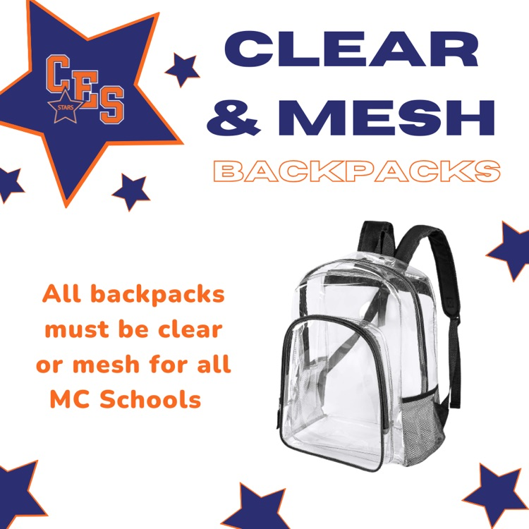 Clear & Mesh Backpacks 