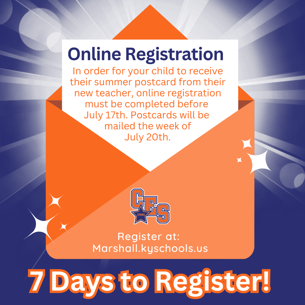 Register at:  Marshall.kyschools.us