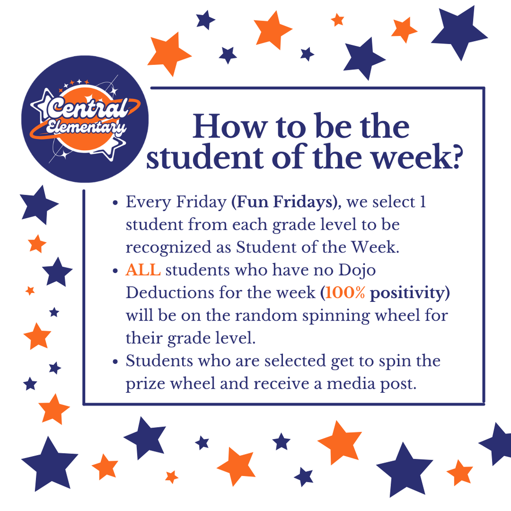 How to be student of the week!