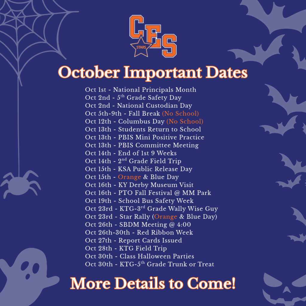 October Important Dates 