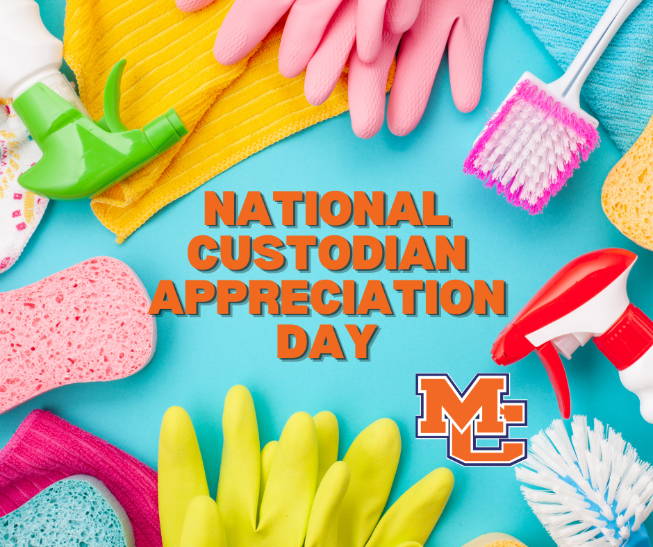 Graphic reading National Custodian Appreciation day