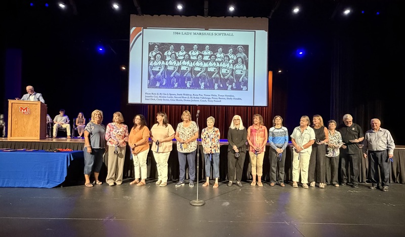 1984 Lady Marshals Softball Team