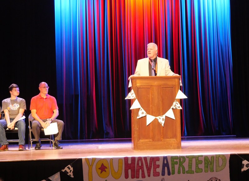 Supt. Thorpe speaks to JAG students