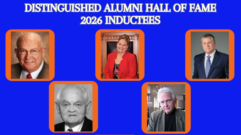 Distinguished Alumni Hall of Fame Inductees Graphic