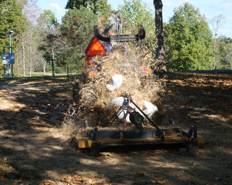 Tractor PTO shaft safety