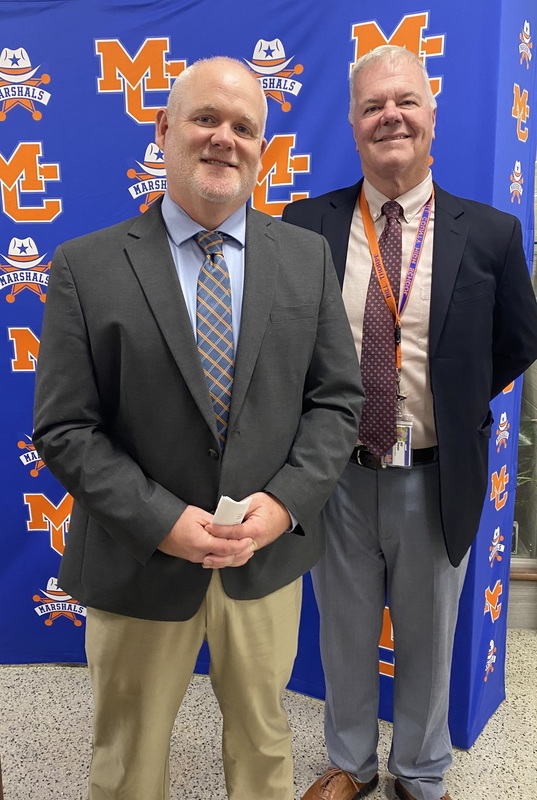 Merrick with Supt. Thorpe