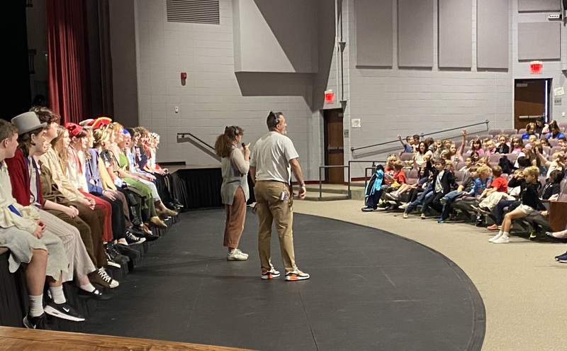 Tinker Bell cast talk with students