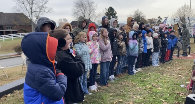 SES Students participate in Veterans Day Ceremony