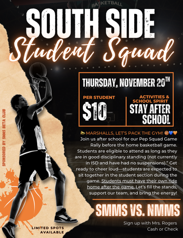 Pep Squad Game Rally