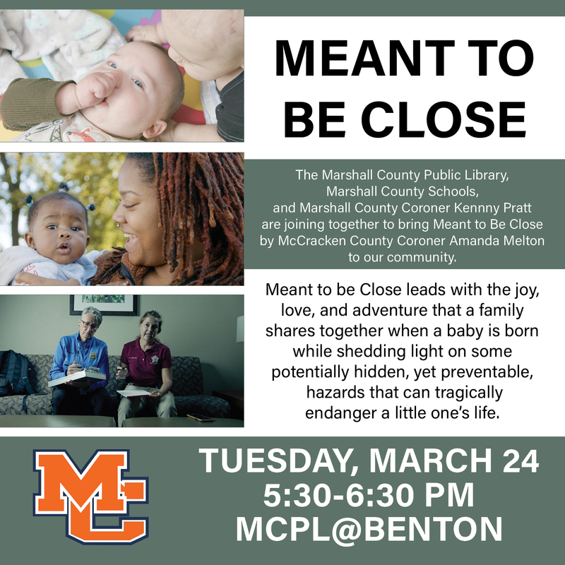 Meant to be Close graphic with March 24th date for showing of film