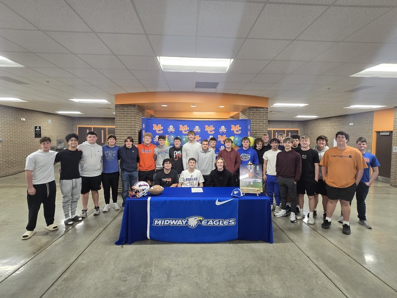 Ethan Webber signs with Midway Univ. football