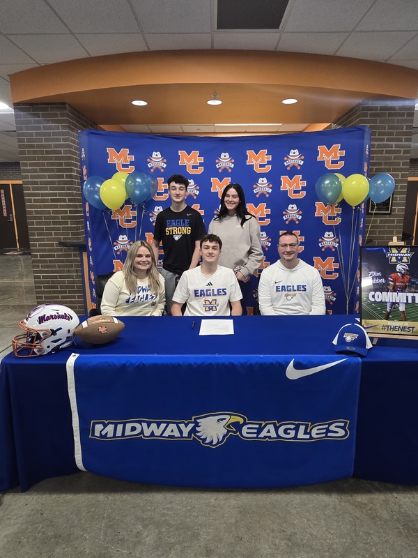 Ethan Webber signs with Midway Univ. football