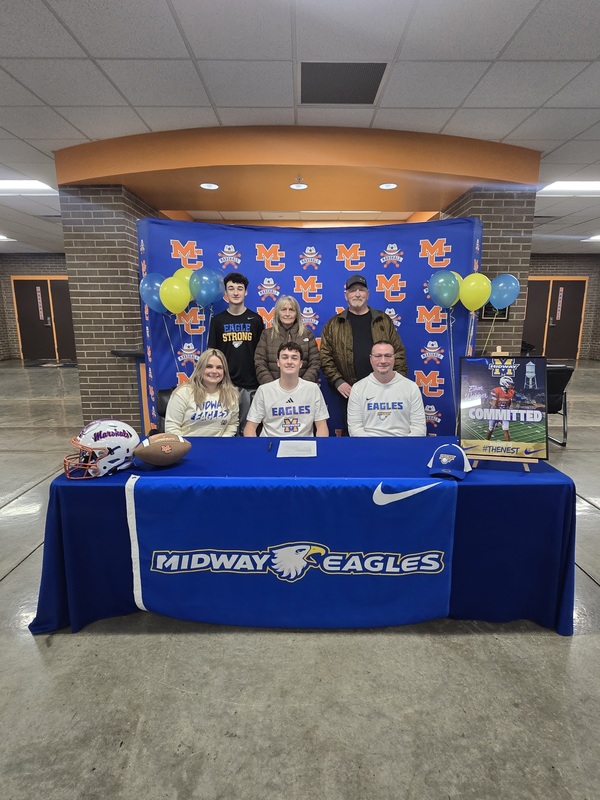Ethan Webber signs with Midway Univ. football