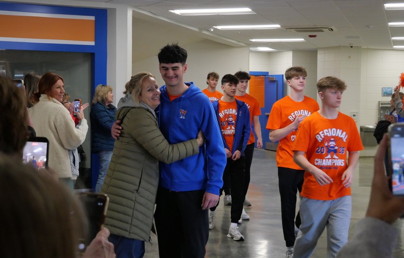 MCHS team members goodbye to fans