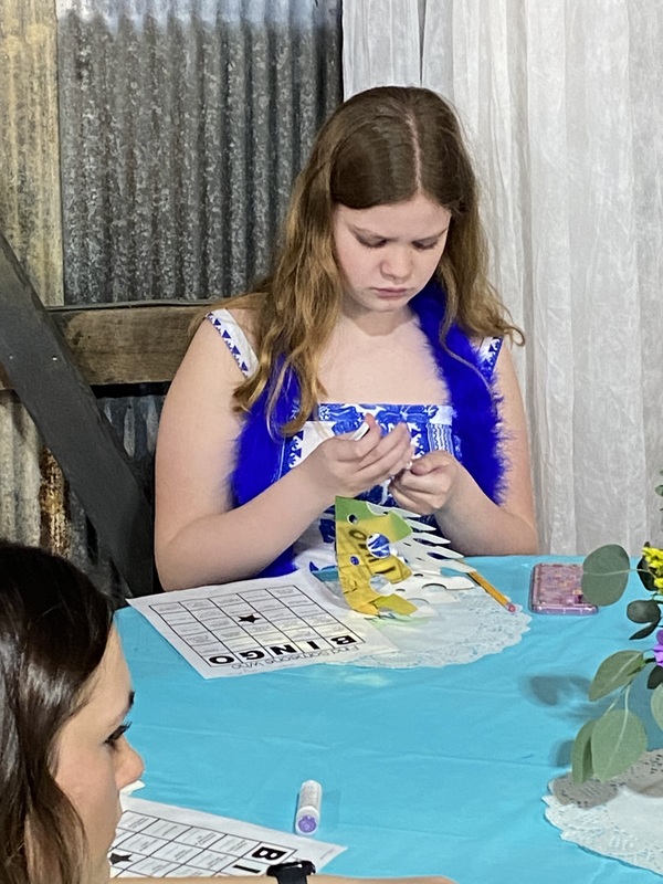 Female student working on acitivity at Leadership Forum