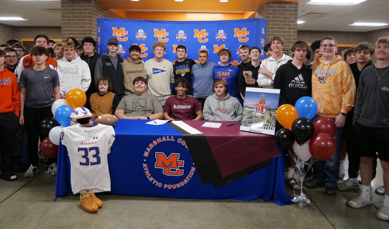 MCHS senior Kayson Holland signs to play football at Bellarmine Univ.