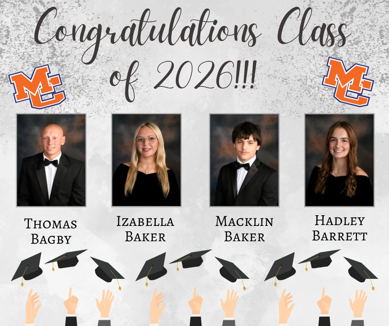 Senior Salutes Thomas Bagby, I Baker, M Baker, H Barrett