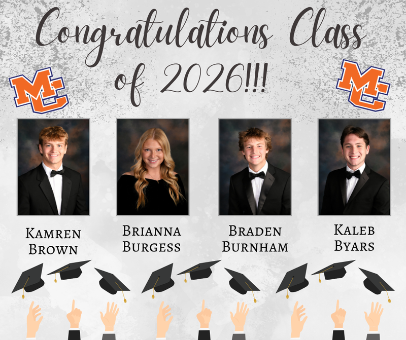 Senior Salutes K Brown, Burgess, Burnham, Byars