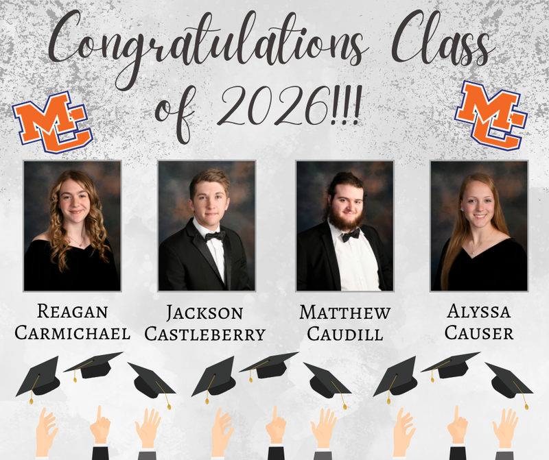Senior Salutes Carmichael, Castleberry, Caudill, Causer