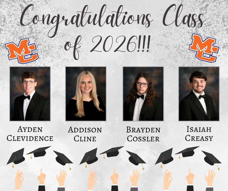 Senior Salutes Clevidence, Cline, Cossler, Creasy