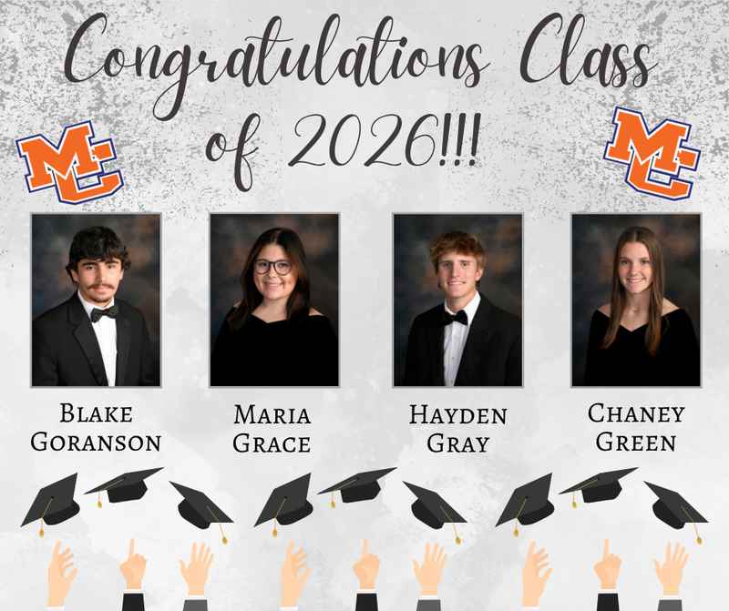 Senior Salutes Goranson, Grace, Gray, Green