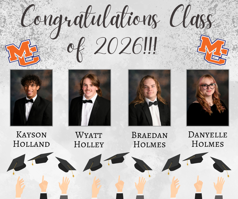 Senior Salutes K Holland, Holley, B Holmes, D Holmes