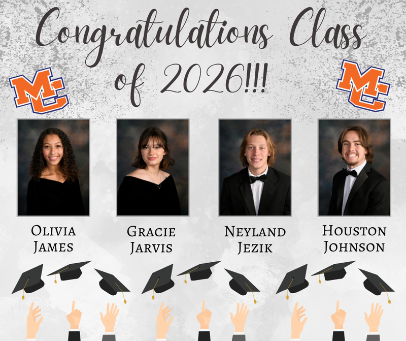 Class of 2026 Senior Salutes James, Jarvis, Jezik, Johnson