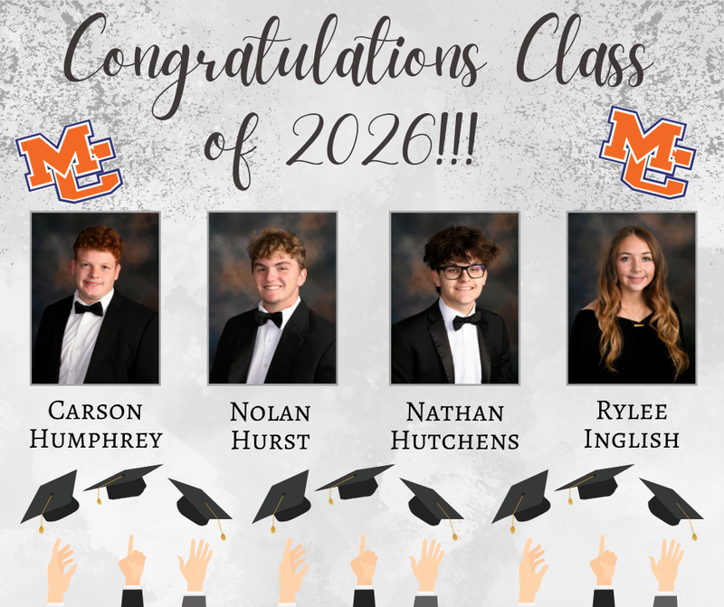 Class of 2026 Senior Salutes Humphrey, Hurst, Hutchens Inglish