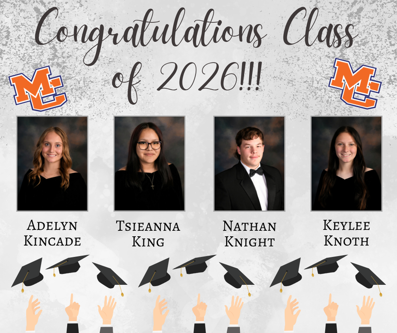 Class of 2026 Senior Salutes Kincade, King, Knight, Knoth