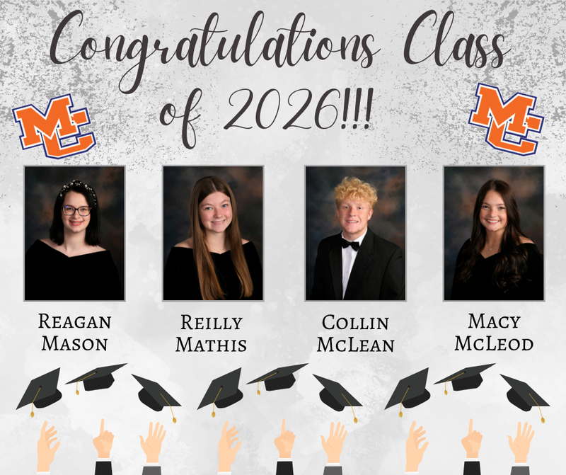 Class of 2026 Senior Salutes R. Mason, Mathis, McLean, McLeod