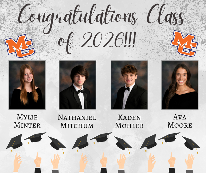Class of 2026 Senior Salutes Minter, Mitchum, Mohler, Moore