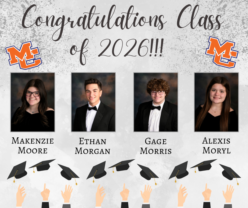 Class of 2026 Senior Salutes M Moore, Morgan, Morris, Moryl