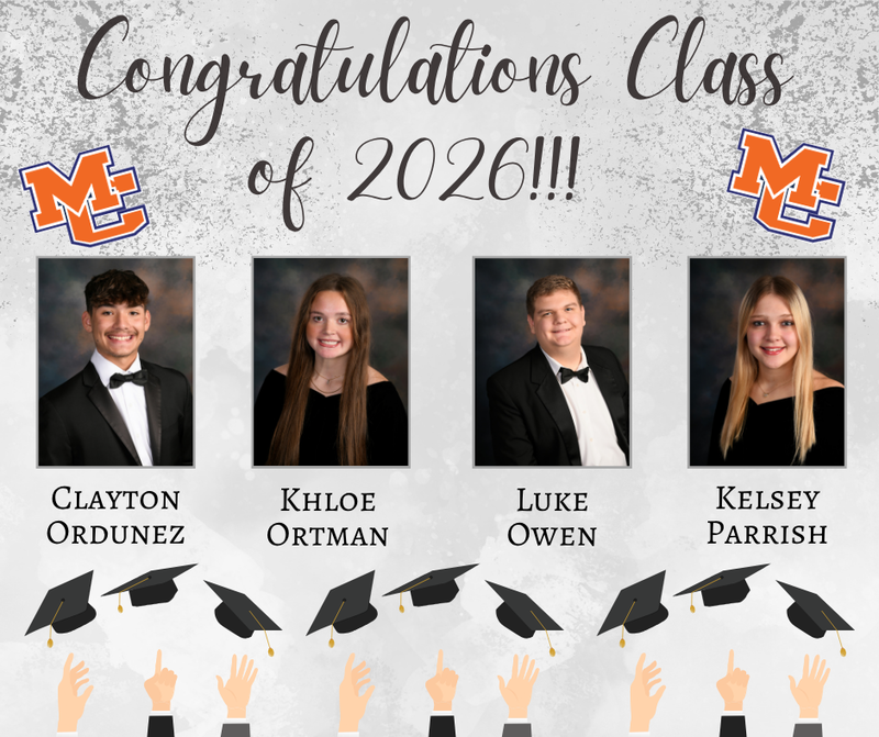 Class of 2026 Senior Salutes Ordunez, Ortman, Owen, Parrish