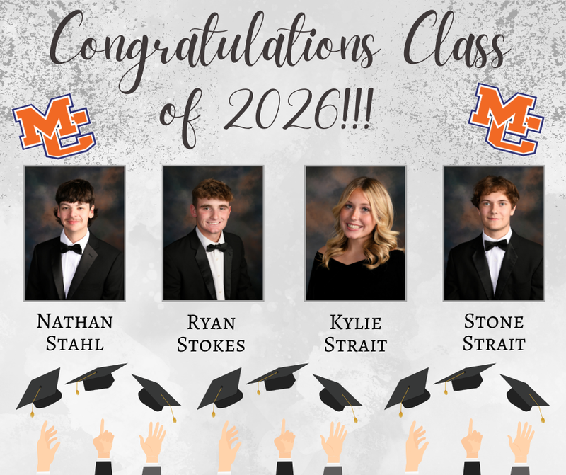 Class of 2026 Senior Salutes Stahl, Stokes, K Strait, S Strait