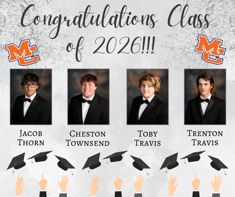 Class of 2026 Senior Salutes Thorn, Townsend, Toby Travis, Trenton Travis