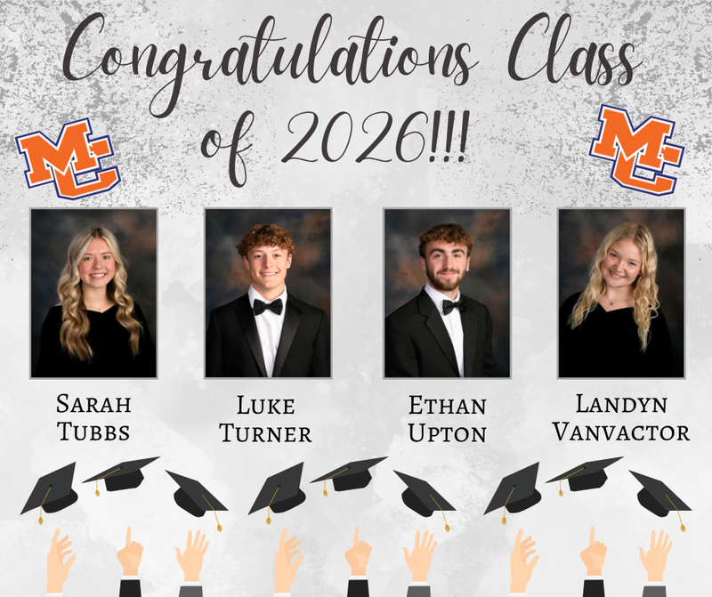 Class of 2026 Senior Salutes Tubbs, Turner, Upton, Vanvactor