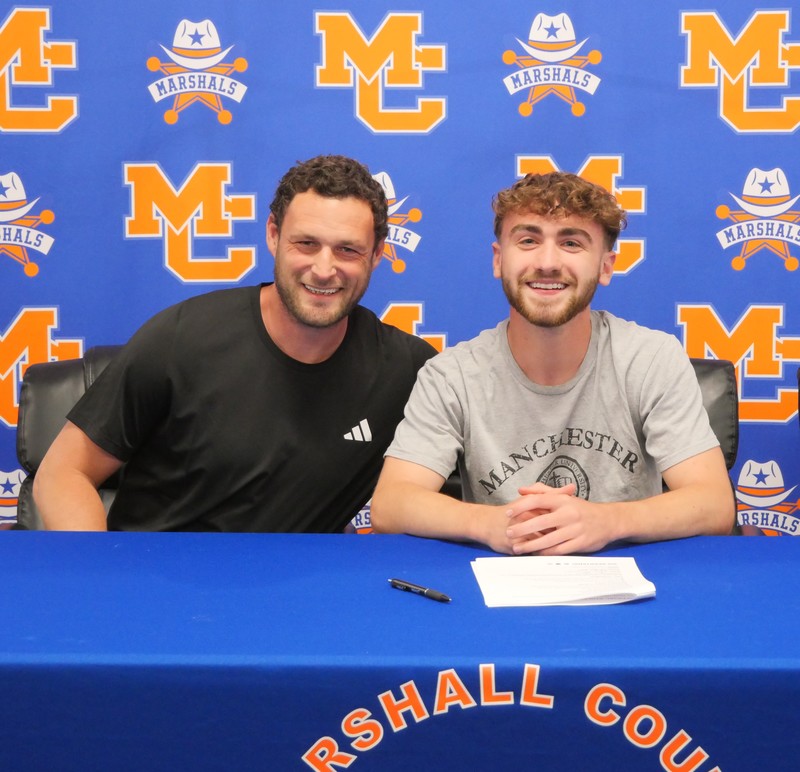 Ethan Upton signs to play soccer at Manchester Univ.