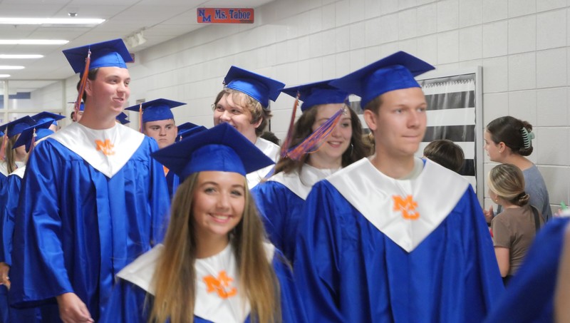 Seniors walking through NMMS