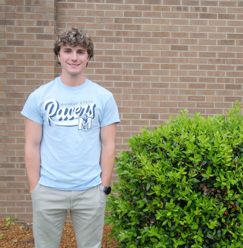 Picture of Cade Sorrells outside MCHS