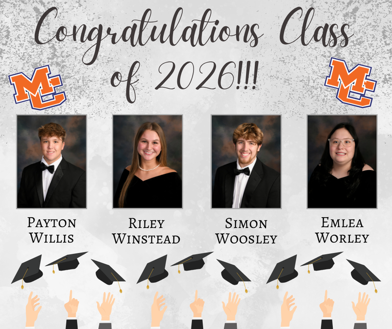 Class of 2026 Senior Salutes Willis, Winstead, Woosley, Worley