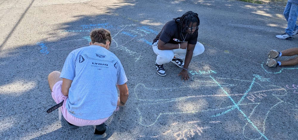 chalk drawing
