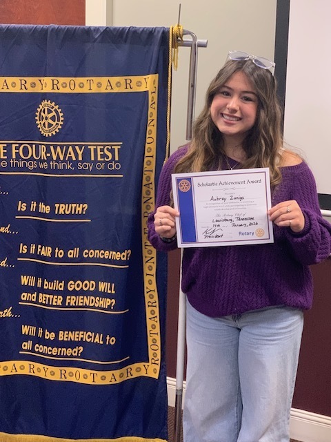 Cornersville's January Student-of-the-Month.