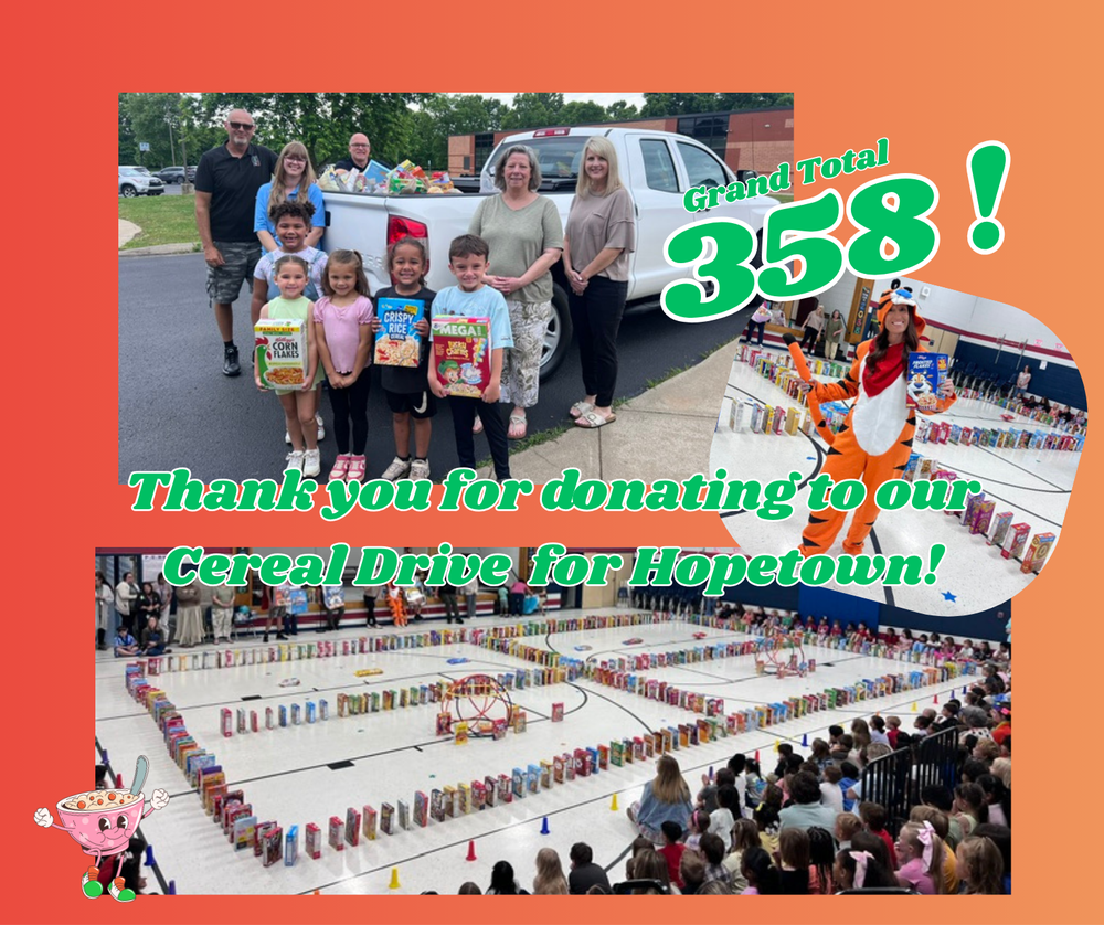 Cereal Drive for Hopetown!
