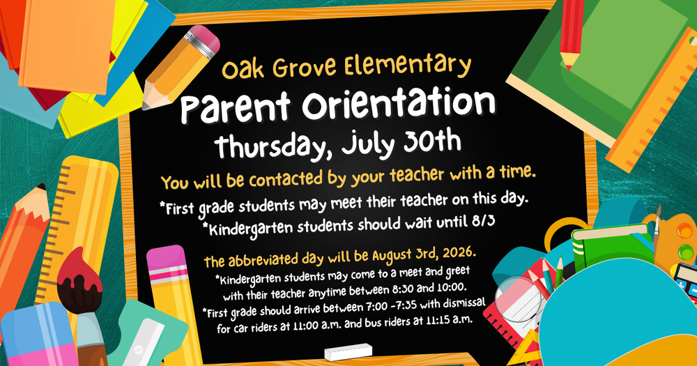 Parent Orientation 