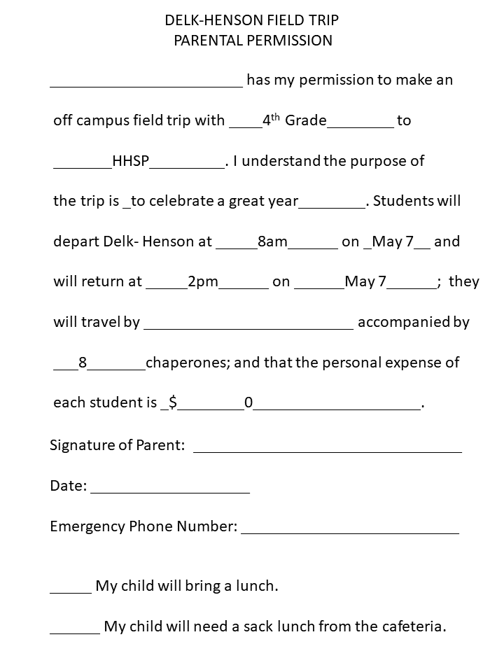 4th grade HHSP