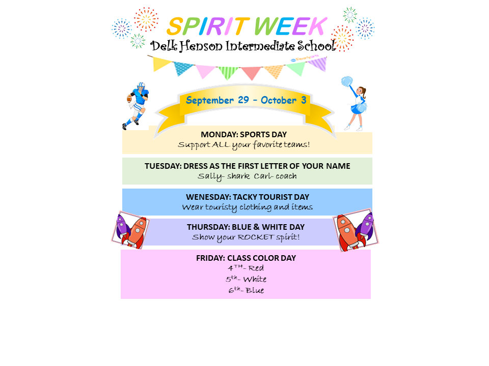 Homecoming Dress Up Days