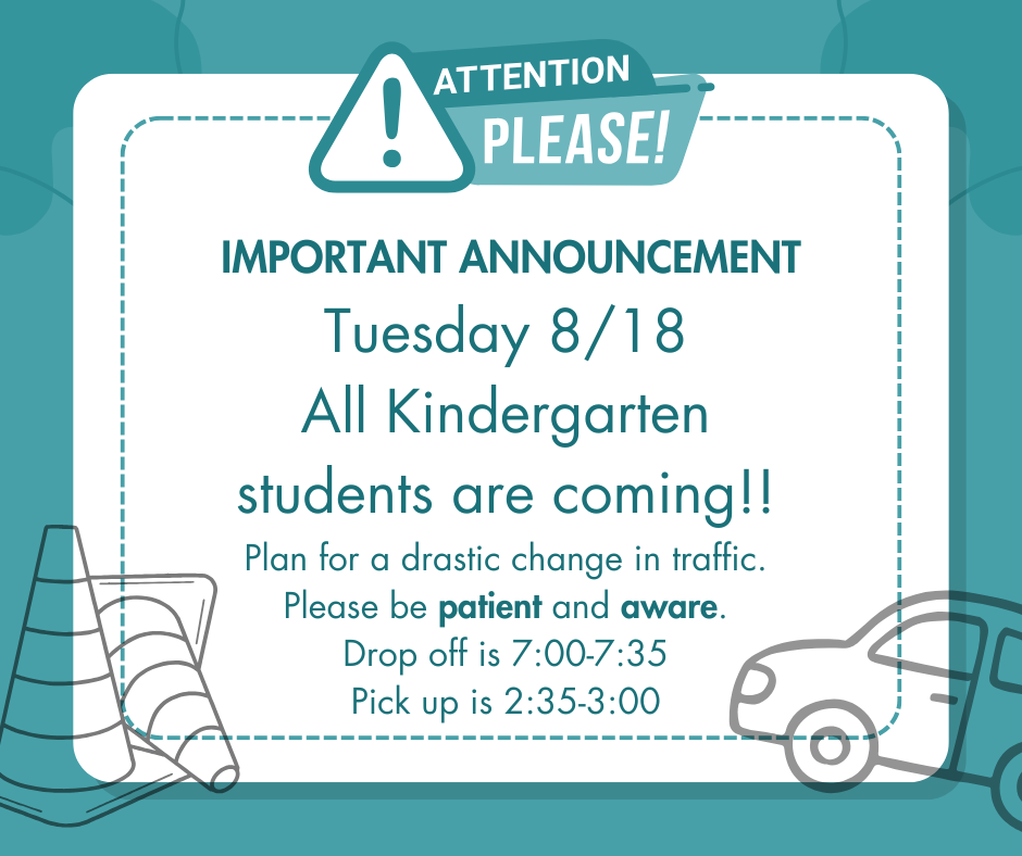 Kindergarten is coming!