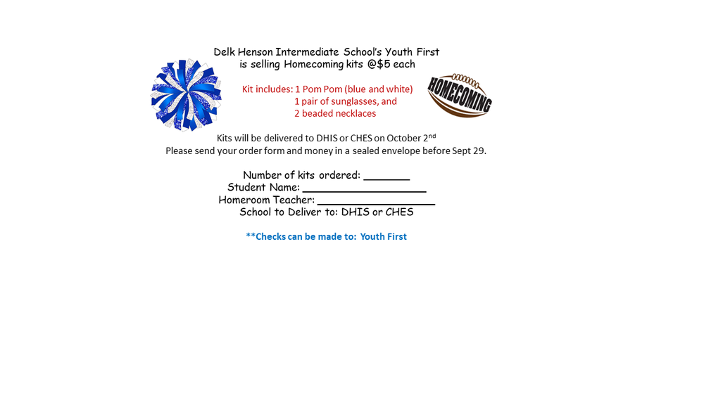 Homecoming Kits